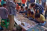Buddhist amulets for sale at Songkhla Sunday Market - Click for larger image Buddhist amulets for sale at Songkhla Sunday Market - Click for larger image